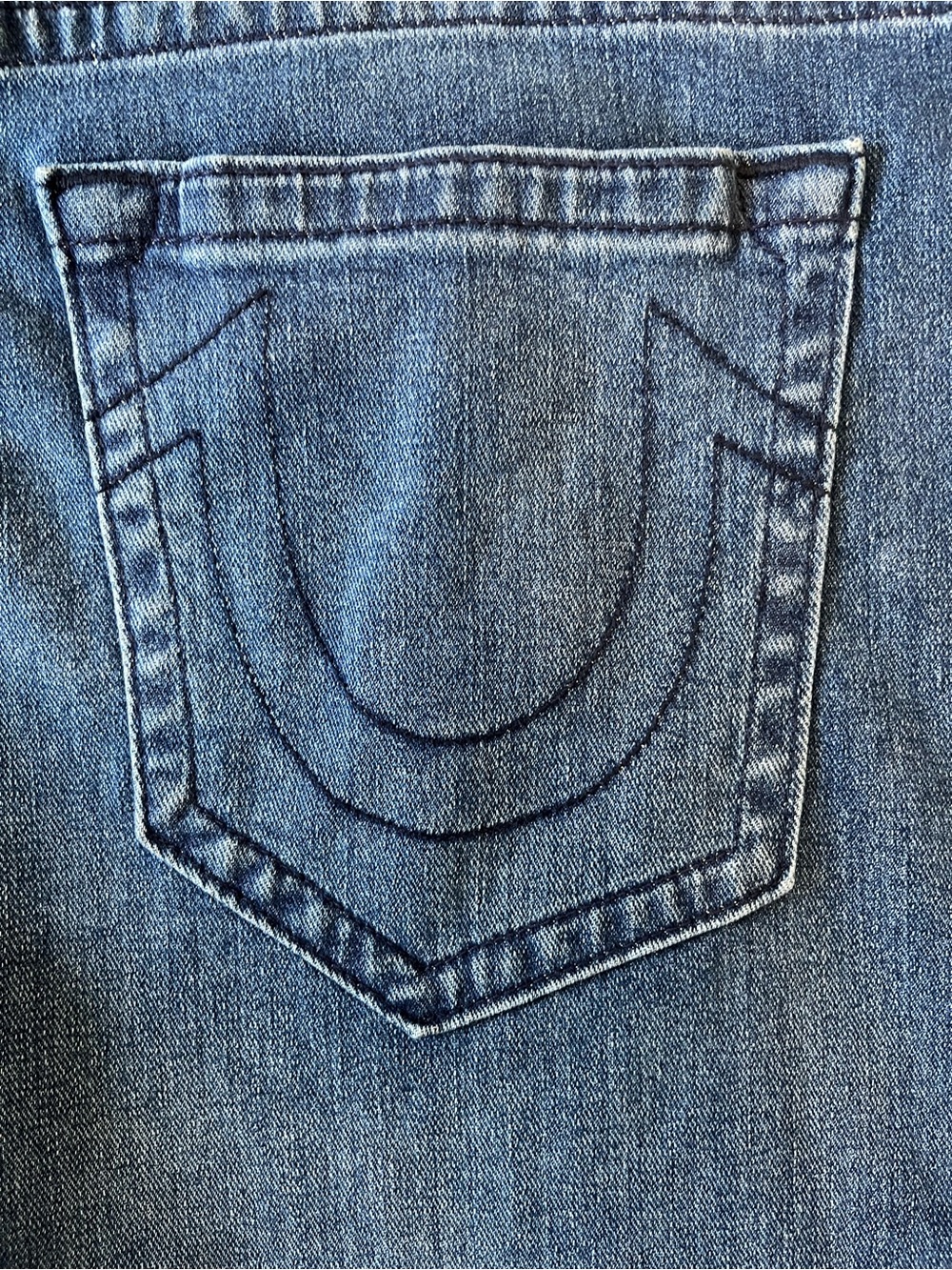 True Religion Men's Light Blue Straight Jeans - Picture 2 of 9